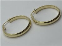 Orecchini Domar Donna Cerchi argento 925 lisci in Argento ORAR-459-280 - ORAR-459-280